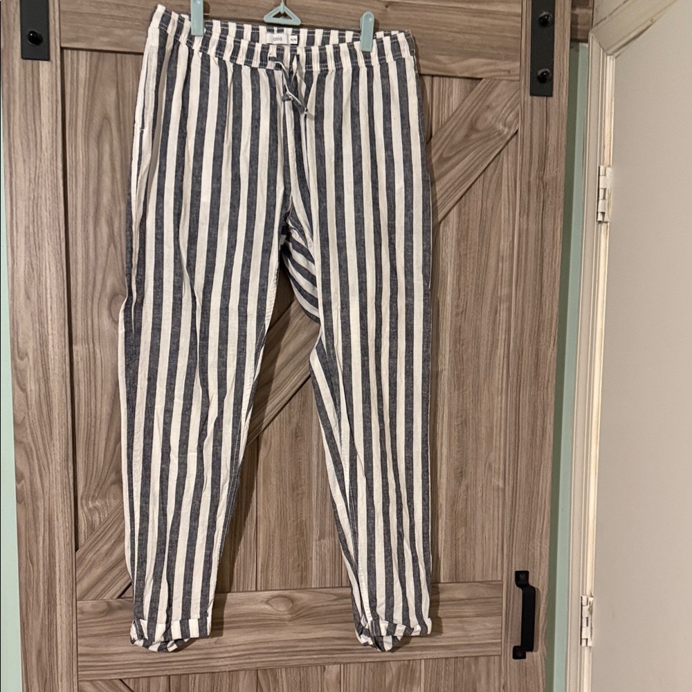 Onia Monochrome Striped pants
